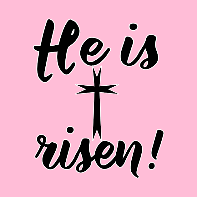 He Is Risen Christian Easter by Scarebaby