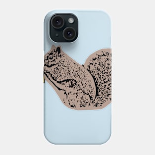 Squirrel reading Nut Weekly magazine funny Phone Case