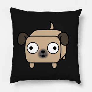 Pug Loaf - Fawn Pug Dog Pillow