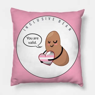 Demigirl Pride: Inclusive Bean Pillow