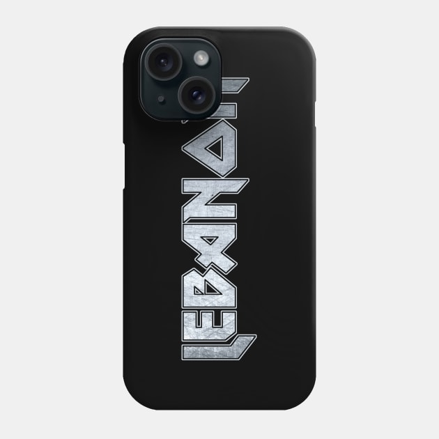 Heavy metal Lebanon Phone Case by KubikoBakhar