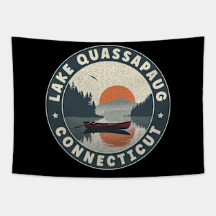 Lake Quassapaug Connecticut Sunset Tapestry