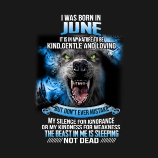 I Was Born In June T-Shirt