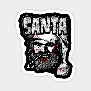 Heavy Metal Claus Magnet