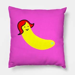 Cute Banana Girl Super Kawaii Pillow