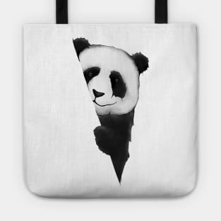 Cute Panda Bear Watercolor Drawing Tote