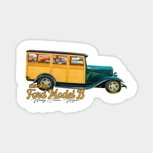 1932 Ford Model B Woody Station Wagon Magnet