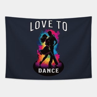 Love to dance Tapestry
