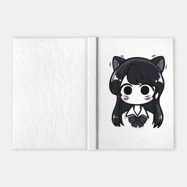 Komi Can T Communicate Komi Cat Komi San Manga Blush Komi San Notebook Teepublic Don't make serious threats against people or start posting real information without their permission. komi can t communicate komi cat komi san manga blush
