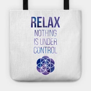 Relax Mindfulness Buddha Quote Tote