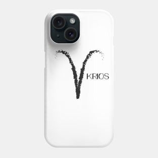 Aries zodiac sign Phone Case