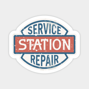 Service Station repair Magnet