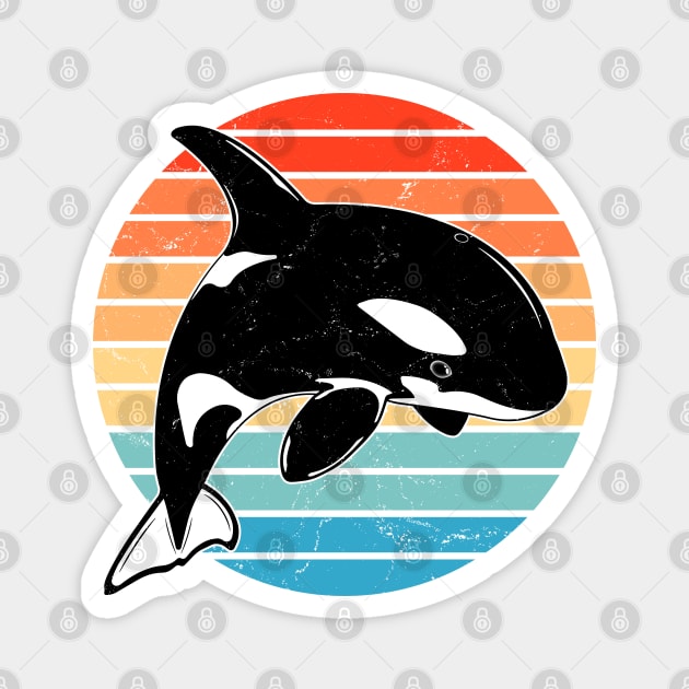 Cute orca killer whale Magnet by NicGrayTees