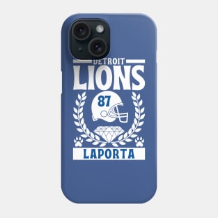 Detroit Lions Sam Laporta 87 American Football Phone Case