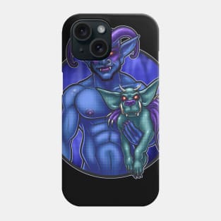 Demon with Dog Phone Case