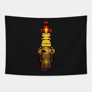 Champion Sparkplug Tapestry