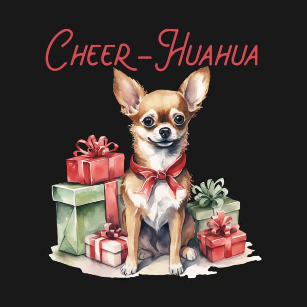 Chihuahua dog Christmas gift by Positively Petal Perfect 