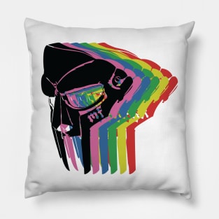 MF DOOM Colored Masks Pillow