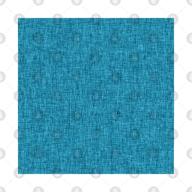 Turquoise Blue Crosshatch Abstract by NaturalDesign