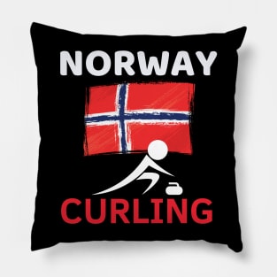 Norway Curling Team Pillow