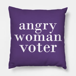 Angry Woman Voter Pillow