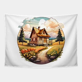 safe cottage Tapestry