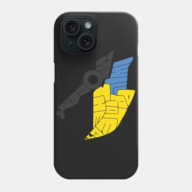 Pharah Typography Phone Case by CaffeinatedRoman