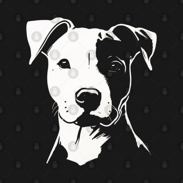 Portrait of a Pit Bull by ZogDog Pro