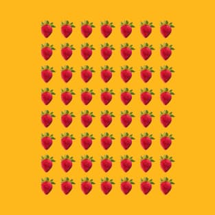 Minimalistic strawberry patern design T-Shirt