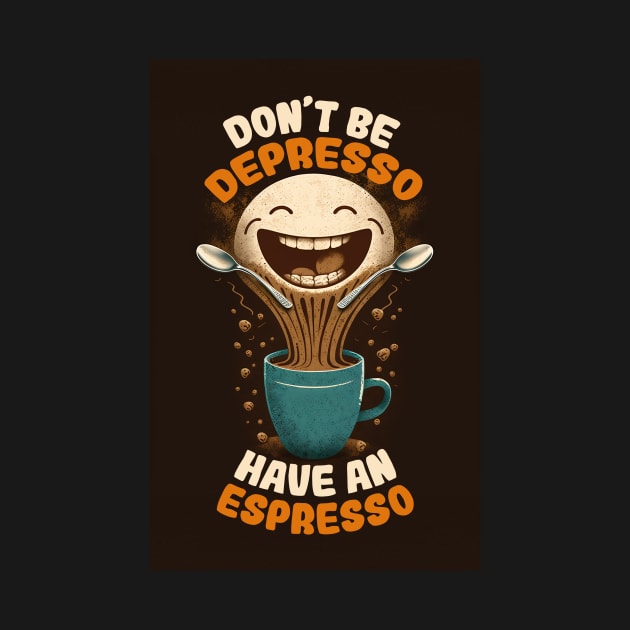 Don't Be Depresso Have An Espresso by JigglePeek