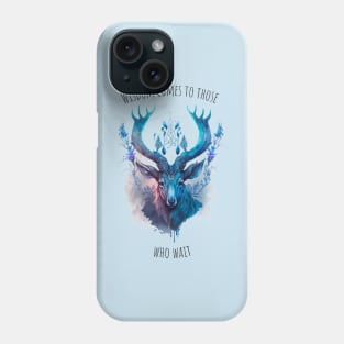 Watercolor Deer | Motivational Quotes | Elk Phone Case