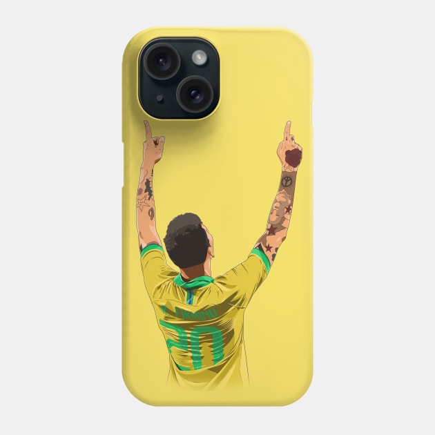 Roberto Firmino Phone Case by Ades_194