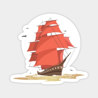 Ship Sailing Magnet