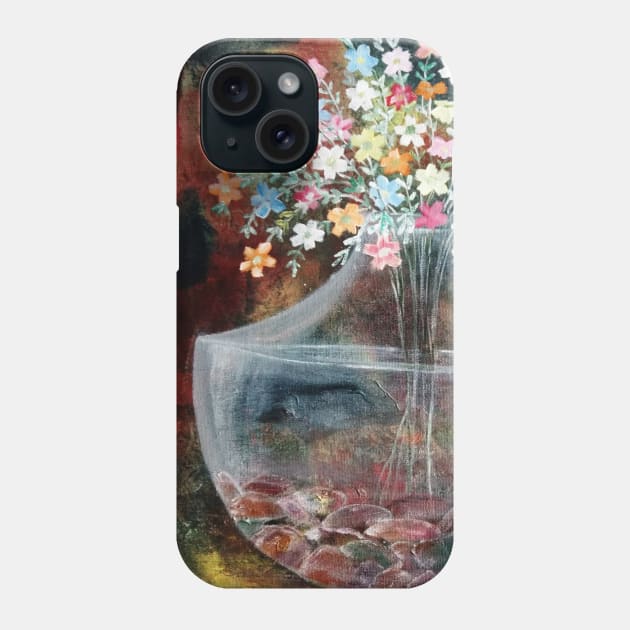 Floral Abstract Artwork 8 Phone Case by SunilAngra