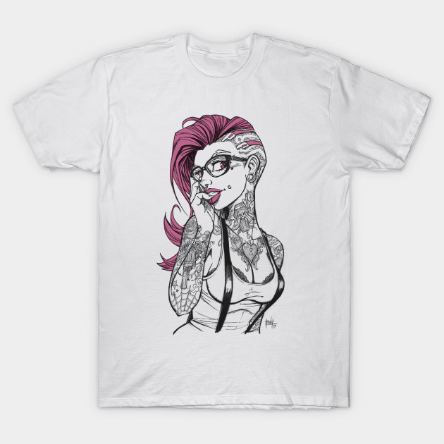 Pin Up Sombra Overwatch T Shirt Teepublic