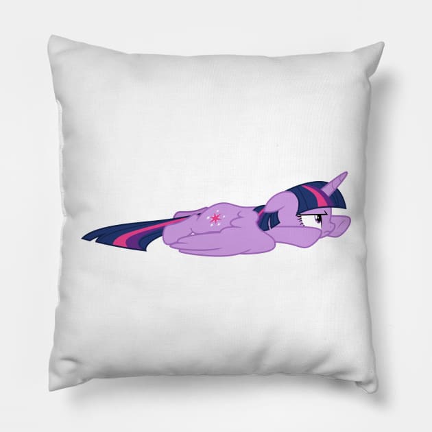 Tackled Twilight Sparkle 1 Pillow by CloudyGlow