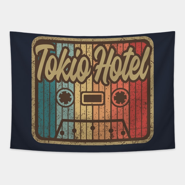 Tokio Hotel Vintage Cassette Tapestry by penciltimes