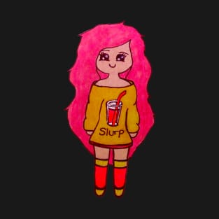 Chibi Pink Lemonade Girl T-Shirt