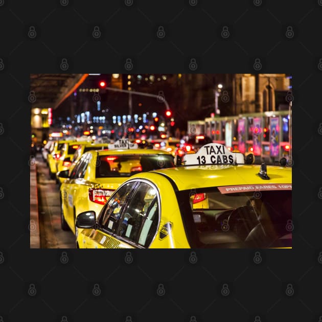 Taxis in Melbourne City by Design A Studios