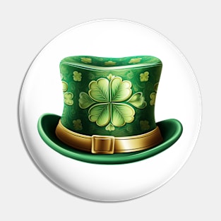 Watercolor st patricks Day Hat Pin