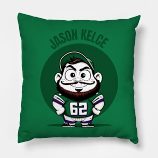 Jason Kelce in his Philadelphia Eagles uniform Pillow