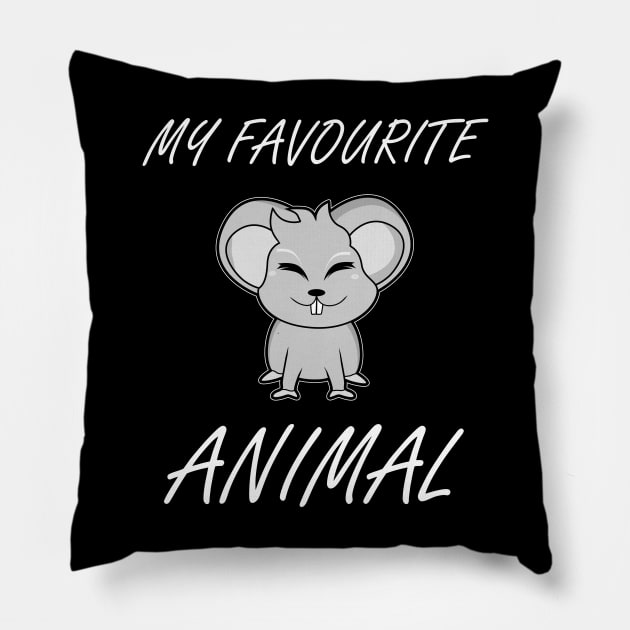 Favourite Animal Mouse Pillow by Imutobi