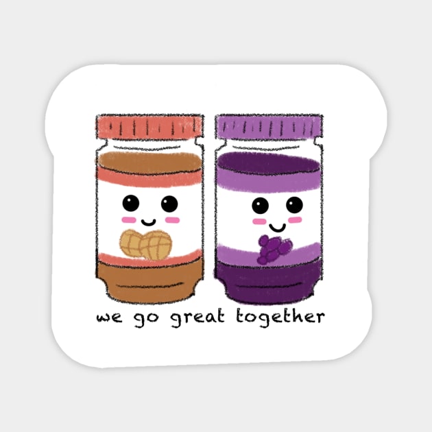 PB&J Magnet by AshleysArt