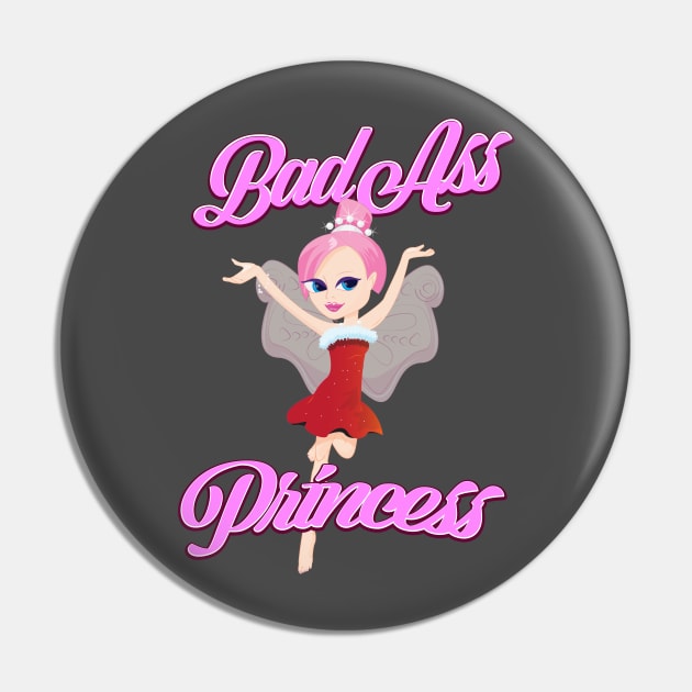 Bad Ass Princess Pin by nickemporium1