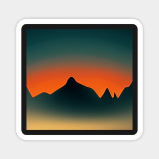 Mountains4 Magnet