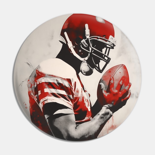 Rebel of American Football Pin by MrsDagger