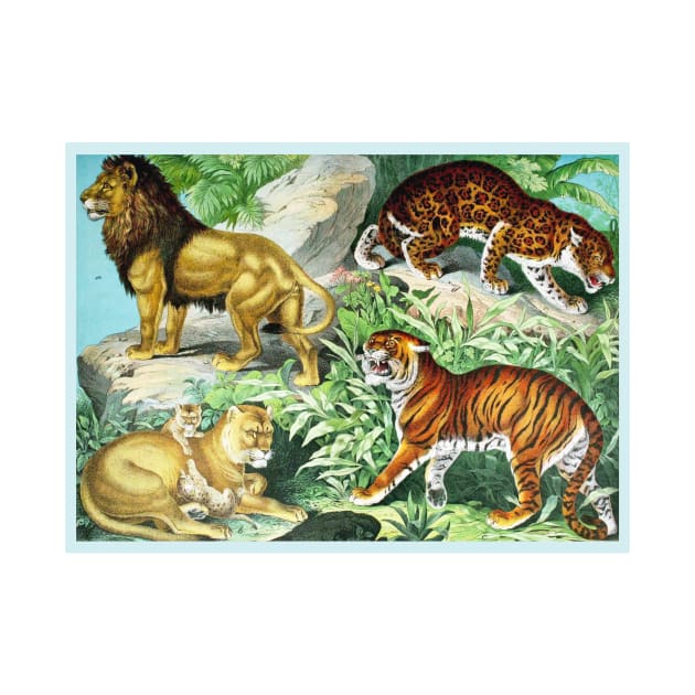 Big Cats by WAITE-SMITH VINTAGE ART