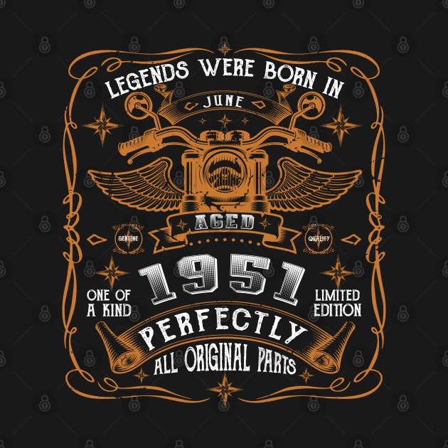 Legends Born In June 1951 72th Birthday by Cartine