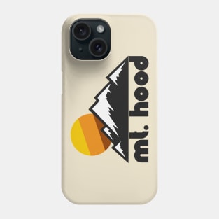 Retro Mt Hood ))(( Tourist Souvenir Travel Oregon Design Phone Case