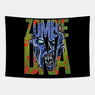 Zombie DNA Blood toxic waste Horror design Tapestry